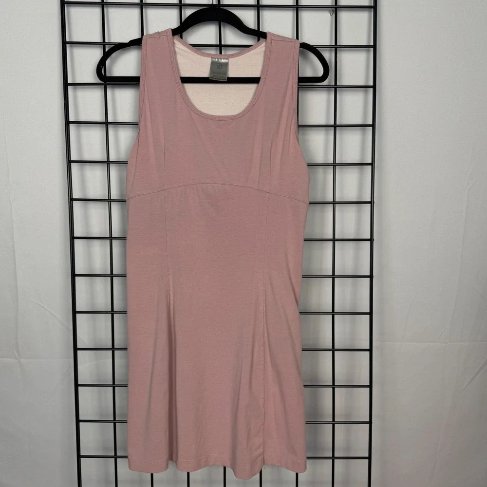 Nike Tennis Dress Womens L Mauve Pink Dri-FIT Racerback Sleeveless Activewear